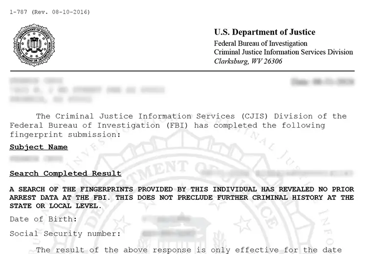 FBI Background Check, Apostille & Translations in Cali
