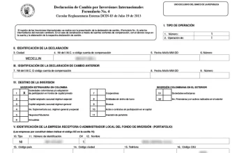 F4 Exchange Form - Capital Injection
