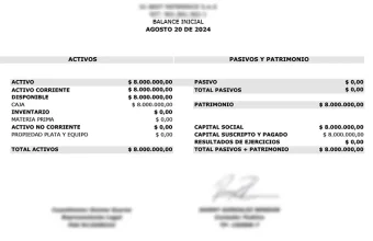 Initial Certified Finantial Statement