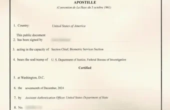 Washington D.C. Apostille